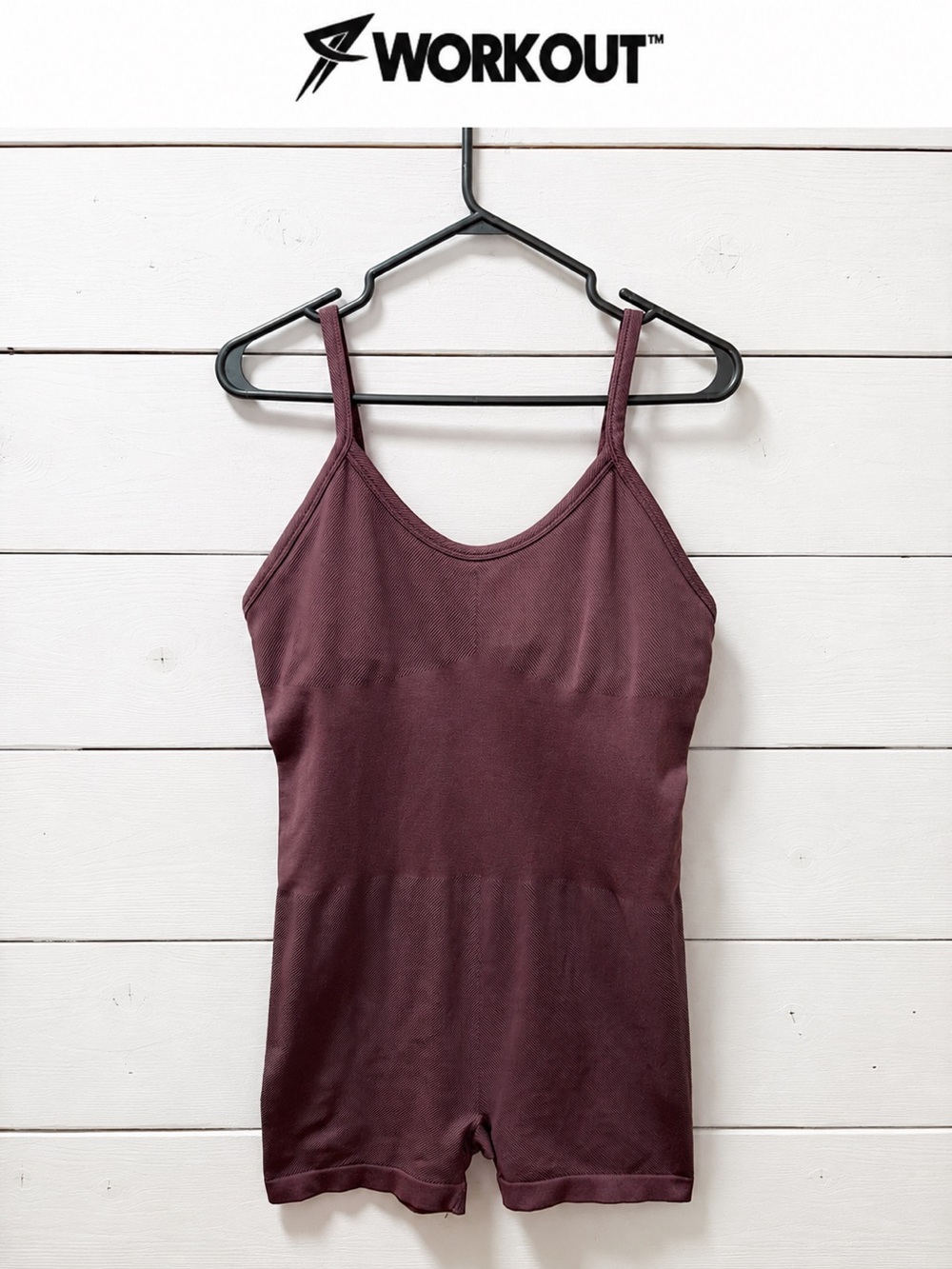 Workout Mauve Seamless Active Romper – Size XL